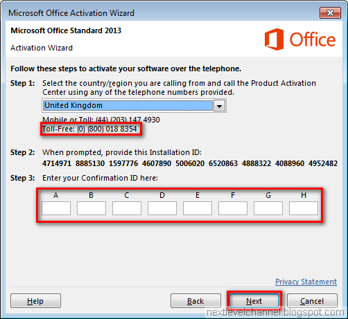 microsoft office 2013 activation code